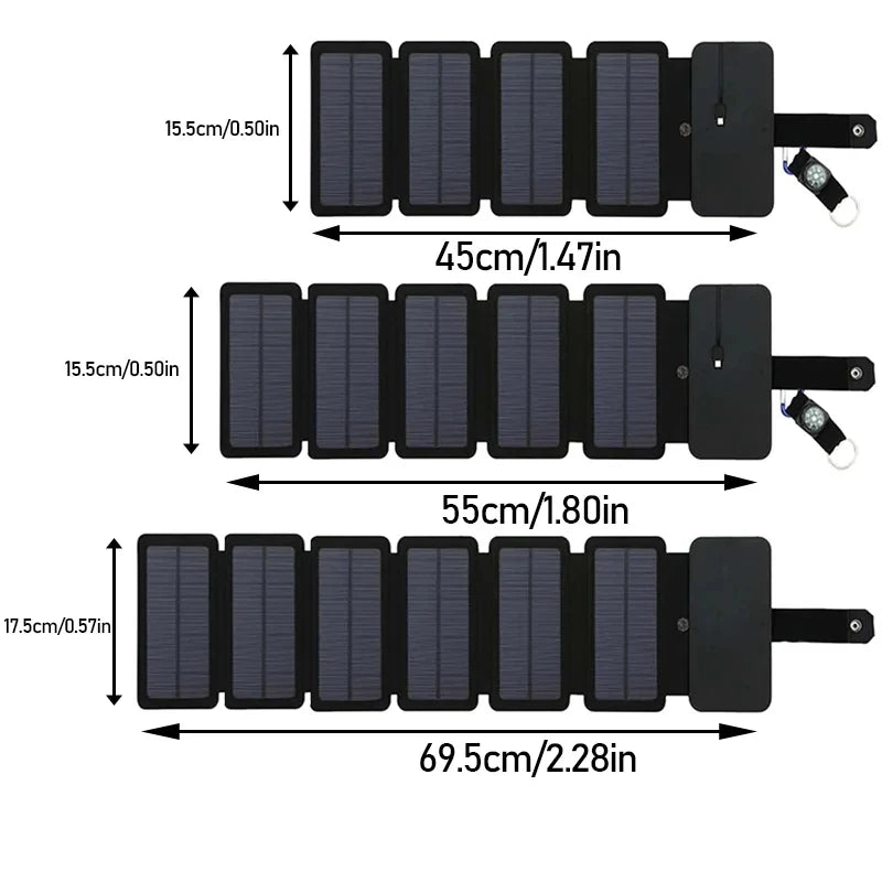 Carregador Solar Portátil 14 Wp Celular, Tablet, GoPro