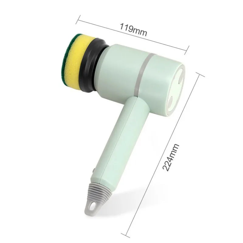 Escova de Limpeza Elétrica Multiuso Rotativa